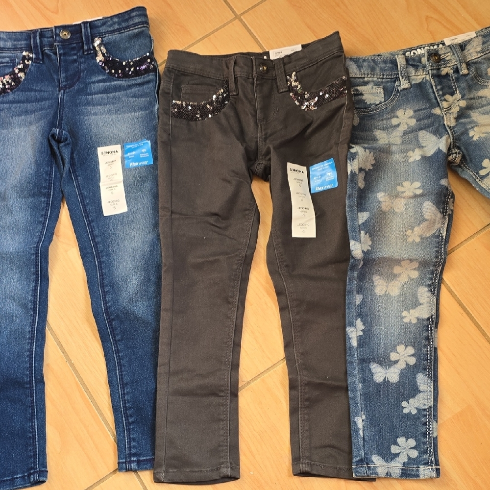 Sonoma Jeans Stylish Kids' Jeans Trio
